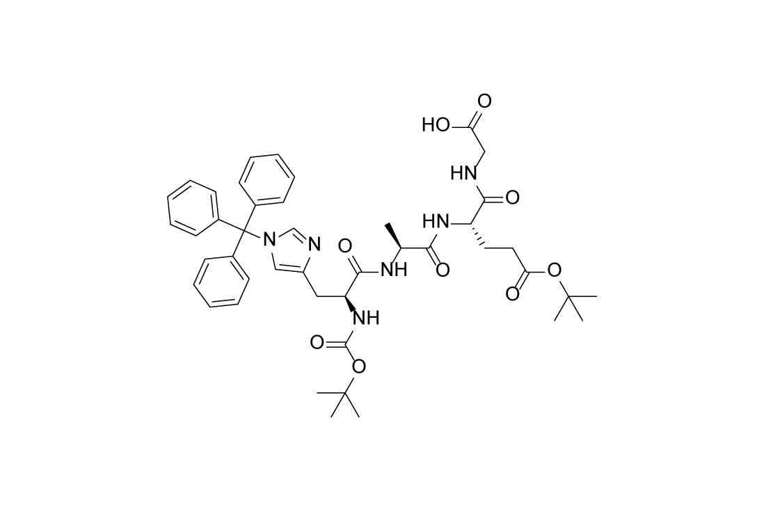 Boc-His(Trt)-Ala-Glu(OtBu)-Gly-OH