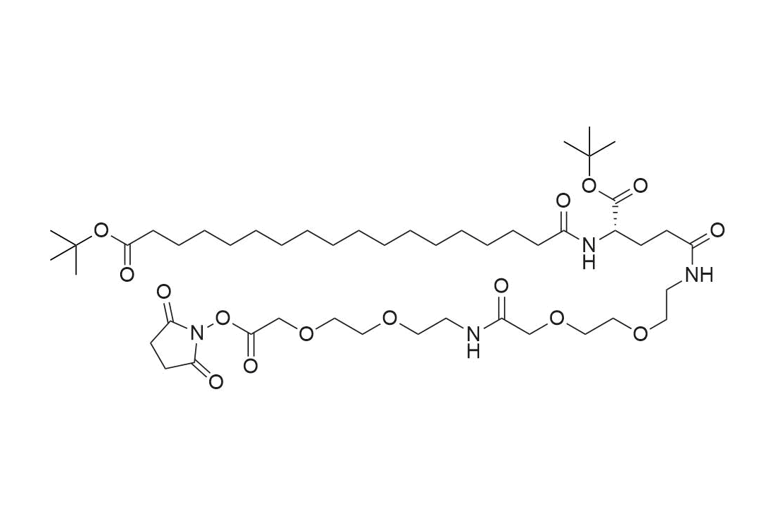 tBuO-C18-γ-Glu(AEEA-AEEA-OSu)-OtBu