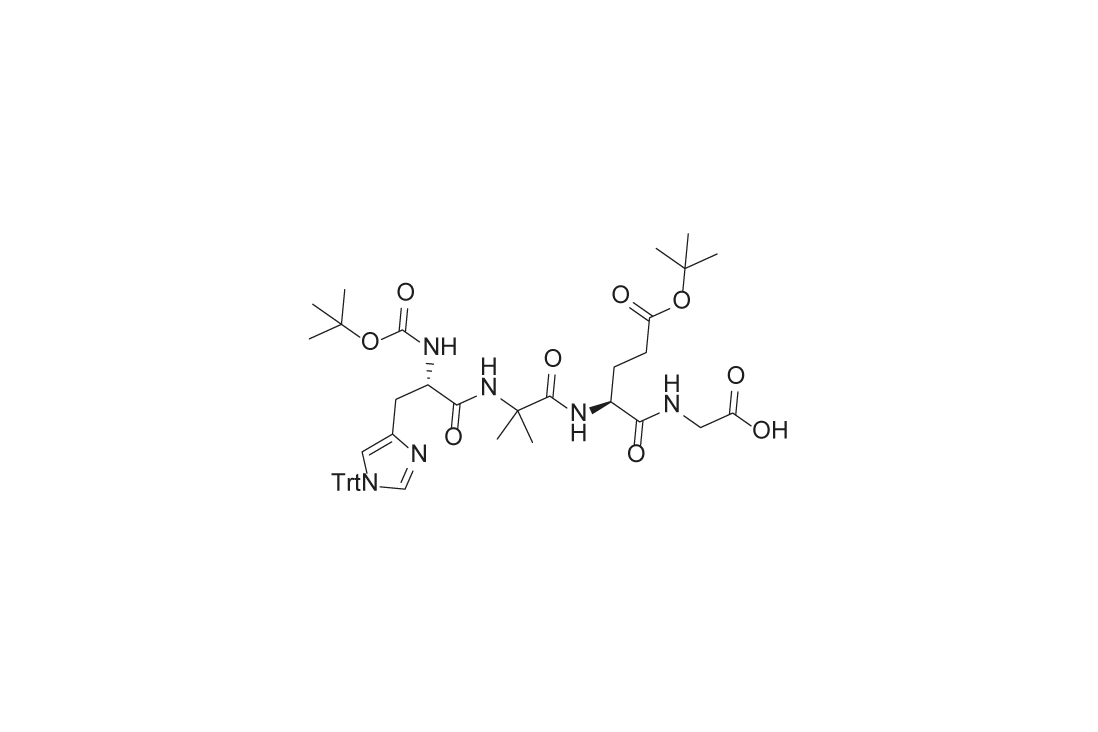 Boc-His(Trt)-Aib-Glu(OtBu)-Gly-OH