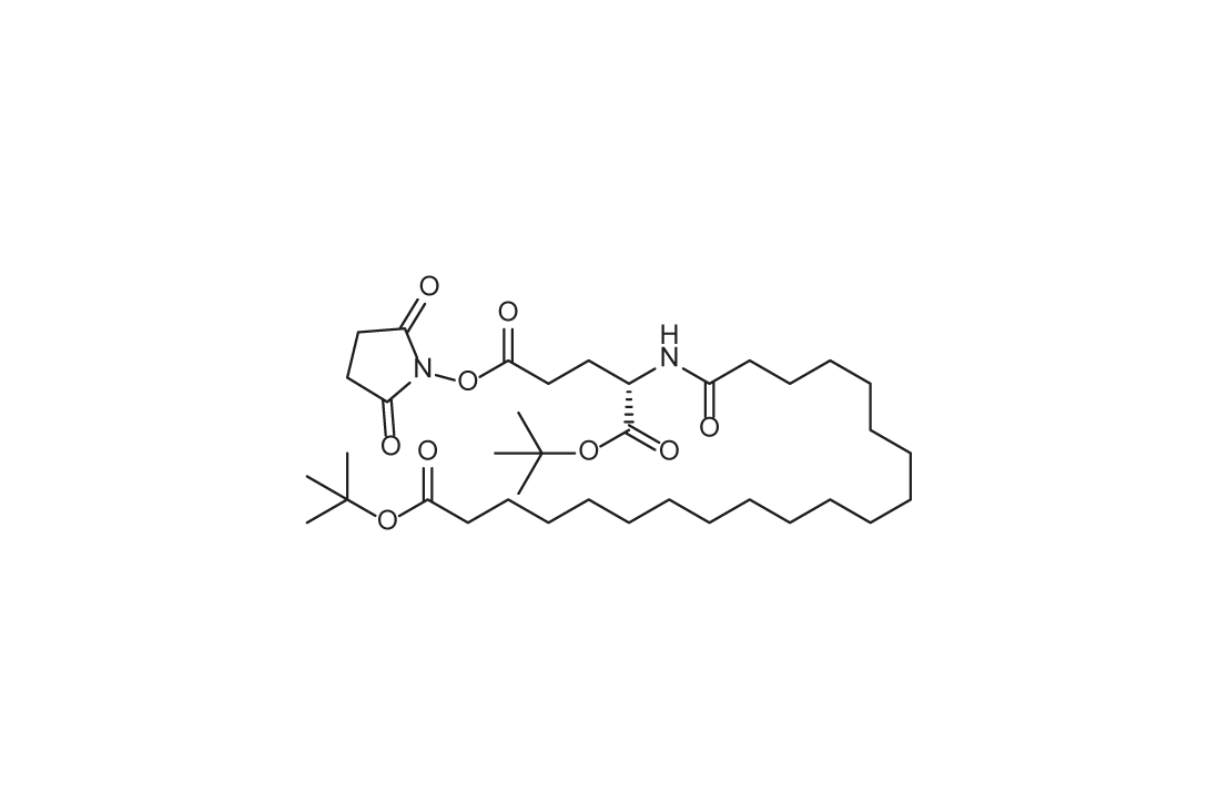 N-[20-(1,1-dimethylethoxy)-1,20-dioxoeicosyl]-, 1-(1,1-dimethylethyl) 5-(2,5-dioxo-1-pyrrolidinyl) ester